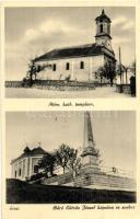 Ercsi, Római katolikus templom, Báró Eötvös József kápolna és szobor