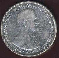 1930. 5P Ag "Horthy jobbra" T:3/3+