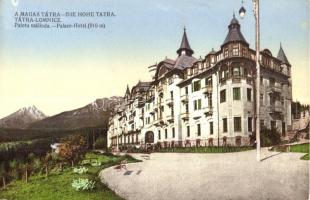 Tátralomnic, Tatranská Lomnica; Palota szálloda. Kuszmann Gyula kiadása / hotel