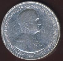 1930. 5P Ag "Horthy jobbra" T:3/3+