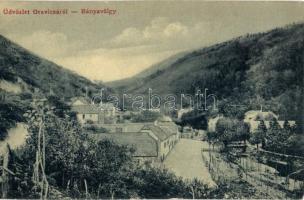 Oravica, Oravita; Bányavölgy. W.L. 1212. / mine valley (EK)