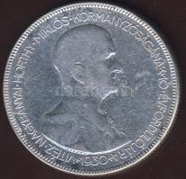 1930. 5P Ag "Horthy jobbra" T:3/3+
