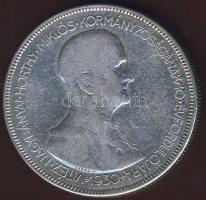 1930. 5P Ag "Horthy jobbra" T:3/3+