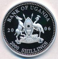 Uganda 2006. 2000Sh Ag "A labdarúgás halhatatlanjainak csarnoka - Cseh Köztársaság 2000-es évek...