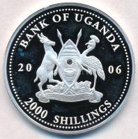 Uganda 2006. 2000Sh Ag "A labdarúgás halhatatlanjainak csarnoka - Csehország 1960-as évek / Jos...