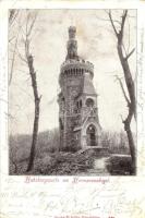 1899 Vienna, Wien XIX. Döbling, Hermannskogel; Habsburgwarte / lookout tower (EK)