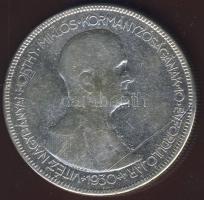 1930. 5P Ag "Horthy jobbra" T:3 k.