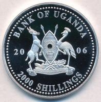 Uganda 2006. 2000Sh Ag "A labdarúgás halhatatlanjainak csarnoka - Jugoszlávia 1990-es évek / De...