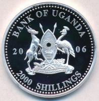 Uganda 2006. 2000Sh Ag "A labdarúgás halhatatlanjainak csarnoka - Törökország 1990-es évek/Haka...