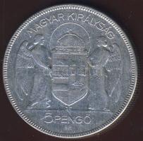 1930. 5P Ag "Horthy jobbra" T:3 ü