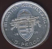 1938. 5P Ag "Szt.István" T:1/2+