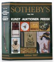 Sothebys Kunst Auktionen Preise. Ed. 1987. München, 1987, Battenberg. Német nyelven. Kiadói egészvászon-kötés, kiadói papír védőborítóban. / Linen-binding, in paper cover, in German language.