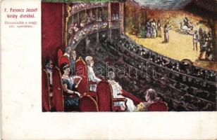 Ferenc József, 8 db képeslapból álló mozikkép / King Franz Joseph, identikit made of 8 postcards