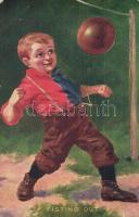 Fisting out! / Football. Langsdorff & Co. No. 690. (EK)