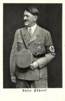 Unser Führer! Adolf Hitler. NSDAP German Nazi Party propaganda + 1938 Deutschlandreise Reichsverweser v. Horthy Berlin So. Stpl.