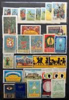 kb. 1.300 db régi német, osztrák, magyar, kevés egyéb levélzáró, reklámbélyeg sok ritkasággal, nagyr...