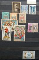 kb. 1.300 db régi német, osztrák, magyar, kevés egyéb levélzáró, reklámbélyeg sok ritkasággal, nagyr...