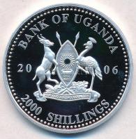 Uganda 2006. 2000Sh Ag "A labdarúgás halhatatlanjainak csarnoka - Ukrajna 2000-es évek/Andrij S...