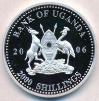 Uganda 2006. 2000Sh Ag "A labdarúgás halhatatlanjainak csarnoka - Szovjetunió 1970-es évek / Ol...