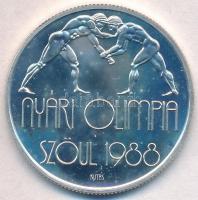 1987. 500Ft Ag "Nyári Olimpia - Szöul 1988" T:1- eredetileg PP Adamo EM99