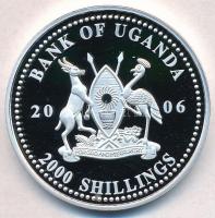 Uganda 2006. 2000Sh Ag "A labdarúgás halhatatlanjainak csarnoka - Lengyelország 1980-as évek / ...