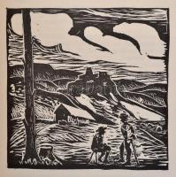 Sz. Csorba Tibor: Az utolsó lőcsei diák. A boríték és az egészoldalas illusztrációi a szerző munkái,...