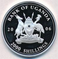Uganda 2006. 2000Sh Ag "A labdarúgás halhatatlanjainak csarnoka - Szlovákia 1970-es évek / Jose...