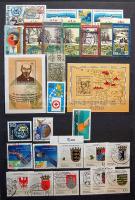 Térképek motívumgyűjtemény az egész világból, 5 berakóban / Maps thematic collection whole world, in...