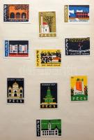 Gyufacimke gyűjtemény, kb 1.100 db albumban / Collection of matchbox labels, ca. 1.100 pcs