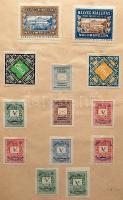 1921-1962 Magyar kiállítási és egyéb levélzárók gyűjteménye albumban / Collection of Hungarian exhib...