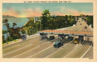 New York City, Henry Hudson Parkway and bridge, automobiles