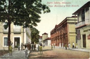 Puerto Cabello, Casa Municipal y Calle Ricaurte / town hall, street