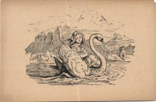 16 db népmese, népdal, Ludwig richter grafikai lapok / Folk songs and tales, 16 Ludwig Richter graph...