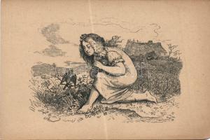 16 db népmese, népdal, Ludwig richter grafikai lapok / Folk songs and tales, 16 Ludwig Richter graph...