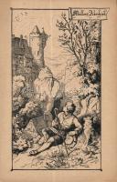 16 db népmese, népdal, Ludwig richter grafikai lapok / Folk songs and tales, 16 Ludwig Richter graph...