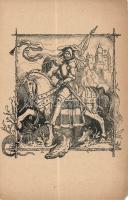16 db népmese, népdal, Ludwig richter grafikai lapok / Folk songs and tales, 16 Ludwig Richter graph...