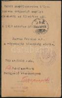1919 márc. 31. Szolnok Drágasági segély kiutalásáról szóló határozat