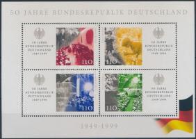 50th anniversary of Federal Republic of Germany block, 50 éves a Német Szövetségi Köztársaság blokk