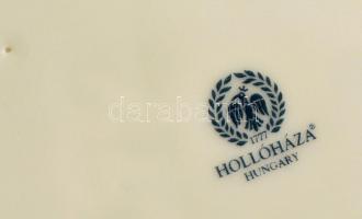 Hollóházi Tata emlék sörös korsó, matricás, jelzett, hibátlan, m:17 cm