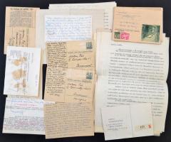 cca 1920-1970 Radisics Elemér (1884-1972) miniszteri tanácsos, lapszerkesztő, publicista levelezése ...