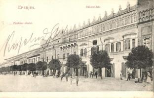 Eperjes, Presov; Fő utca, Rákóczi ház / main street, shops