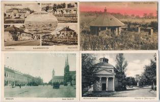 80 db főleg régi magyar és történelmi magyar városképes lap / 80 mostly pre-1945 Hungarian and Historical Hungarian town-view postcards