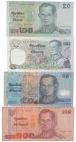 Thaiföld 1978-1984. 20B (2xklf) + 50B + 100B T:II,III
Thailand 1978-1984. 20 Baht (2xdiff) + 50 Bah...