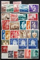 HORVÁTORSZÁG / CROATIA 1939-1944 gyűjtemény berakóban, benne kisívek is / collection in stockbook wi...