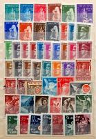 HORVÁTORSZÁG / CROATIA 1939-1944 gyűjtemény berakóban, benne kisívek is / collection in stockbook wi...