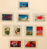 ENSZ BÉCS / UNITED NATIONS VIENNA  1979-2001 gyűjtemény előnyomott albumban, benne kisívek, bélyegfü...