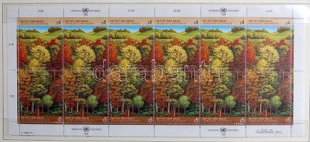 ENSZ BÉCS / UNITED NATIONS VIENNA  1979-1998 gyűjtemény előnyomott albumban, benne kisívek, bélyegfüzetek, négyestömbgyűjtemény is, hozzá FDC gyűjtemény / collection in album with blocks of 4, minisheets and stamp booklets + FDC collection (Mi.EUR 1.861.-)