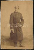 cca 1880 Osztrák rendőr keményhátú fotója / Austrian policeman 6x9 cm