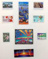 ENSZ BÉCS / UNITED NATIONS VIENNA  1979-1998 gyűjtemény párhuzamosan postatiszta, bélyegzett előnyom...