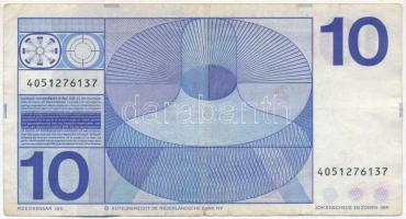 Hollandia 1968. 10G T:III kis szakadás
Netherlands 1968. 10 Gulden C:F small tear